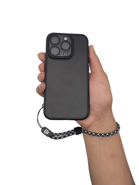Snatch Stoppers Anti Theft Phone Strap, Durable Phone Lanyard, Black & White