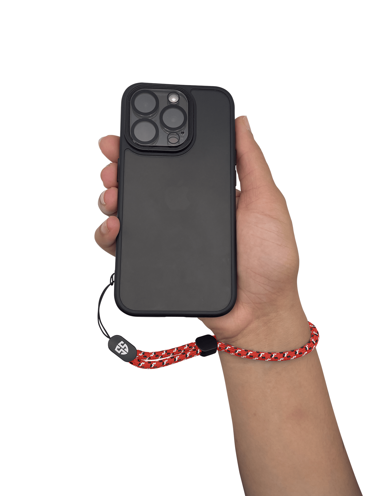 Snatch Stoppers Anti Theft Phone Strap, Durable Phone Lanyard, Red+ Black & White